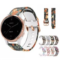 Çok Renkli Bayan Akıllı Saat Kordonları 20mm (Samsung Galaxy Watch Active & Active 2 ve Diğer Uyumlu Markalar)